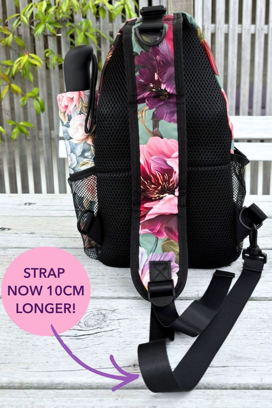 Crossbody Sling Bag – Peony Aviary | PRE ORDER MID MAY