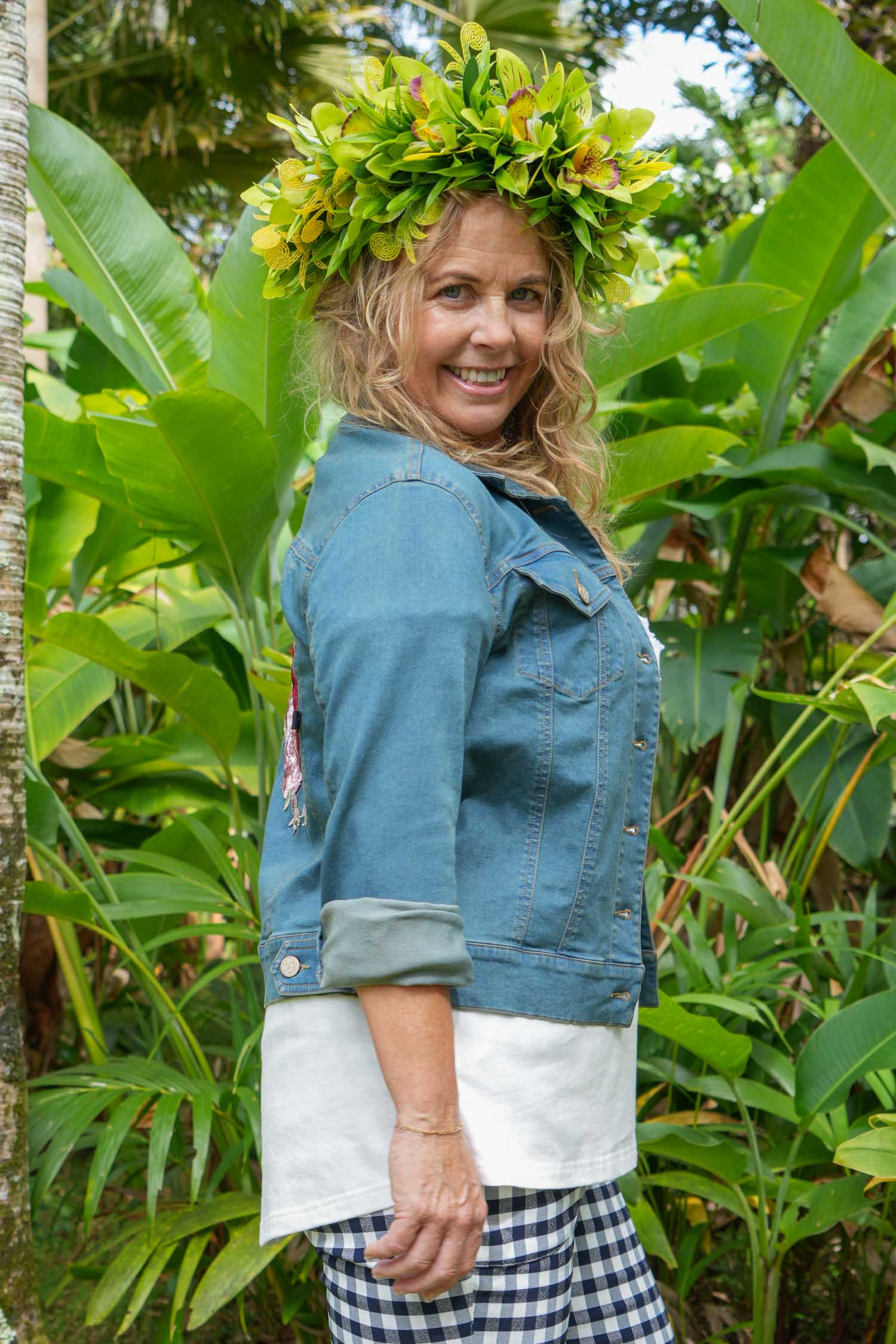 Peony floral sequin jacket – Annah Stretton