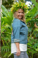 Peony floral sequin jacket – Annah Stretton