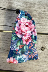 Drawstring Glasses Case - Feline Grace