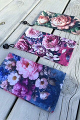 Drawstring Glasses Case - Cherry Romance