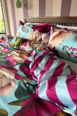 Cotton - Duvet Cover Set - Crimson Whisper