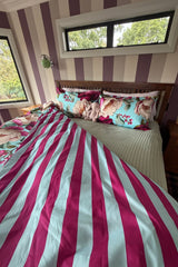 Cotton - Duvet Cover Set - Crimson Whisper