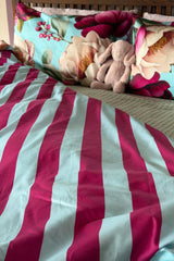 Cotton - Duvet Cover Set - Crimson Whisper