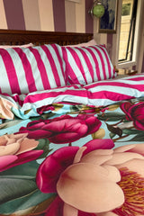 Cotton - Duvet Cover Set - Crimson Whisper