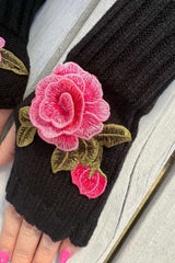 Eden Fingerless Mittens - Pink Rose | PRE ORDER END MAY