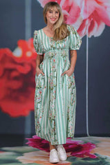 Elle Dress - Meadow Stripes | PRE ORDER - Arriving Early August