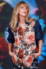 Floral Stripe print exclusive to Annah Stretton