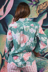 Elsie Cotton Shirt - Rambling Rose