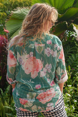 Elsie Cotton Shirt - Rambling Rose