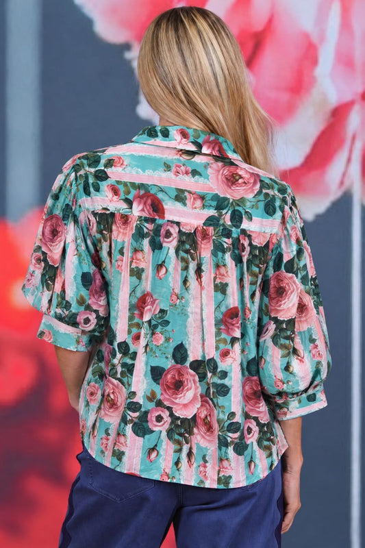 Emmi Shirt - Roses Cascade