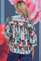 Emmi Shirt - Roses Cascade