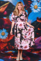 Firefly Dress - Sunday Rose Black