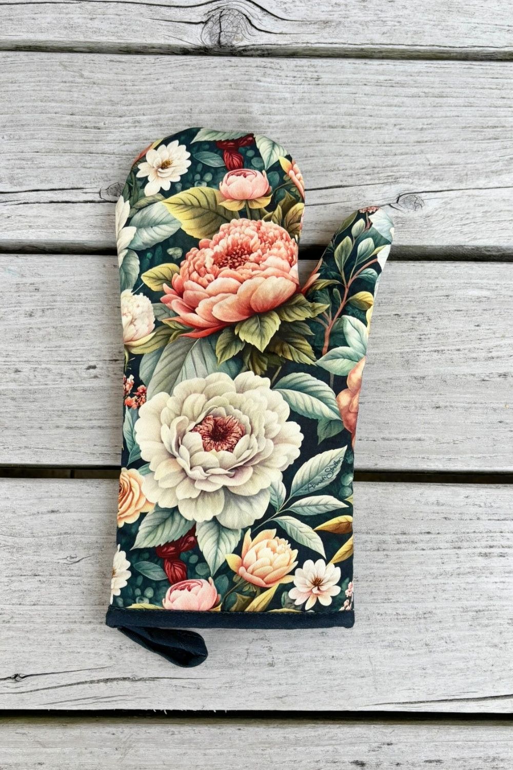 Spring Serenade cotton oven glove kitchen accessory