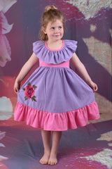 Isabella Girl's Dress - Pink
