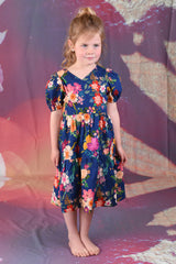 Candy Girl's Wrap Dress - Tropical