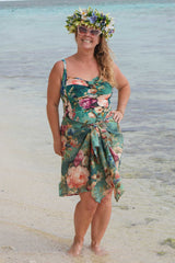 Front view Gracie Bather Enchanted Garden – NZ women’s one-piece swimwear