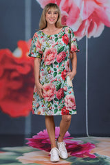 Carey Dress - Garden Flourish