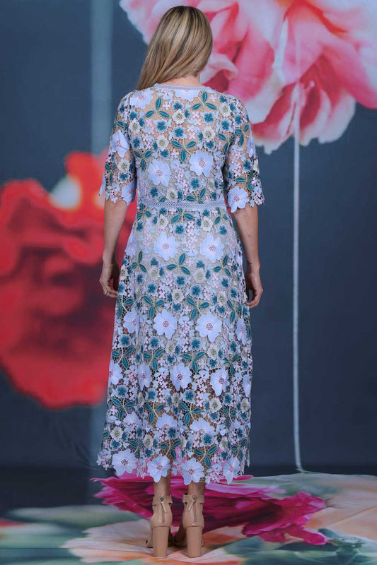 Elodie Lace Dress - Blue | PRE ORDER - END NOVEMBER
