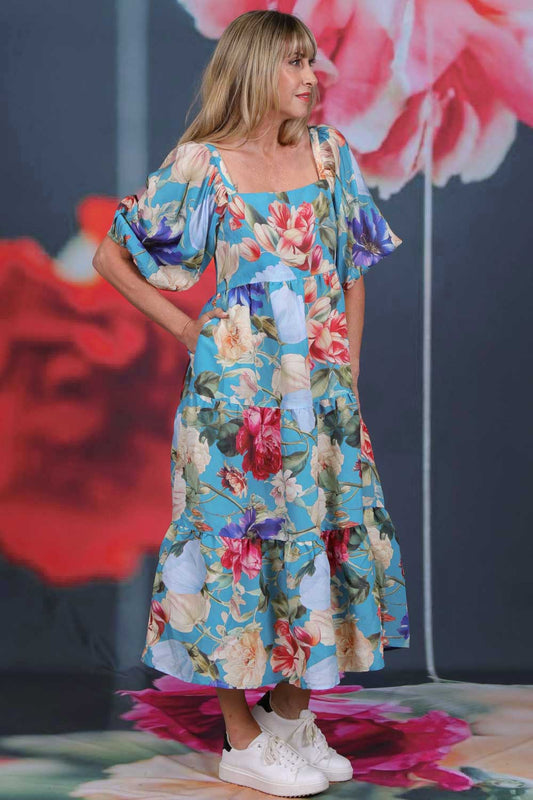 Hit The Jackpot Dress - Garden Gala