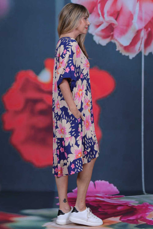 Kaia Dress - Picasso Floral