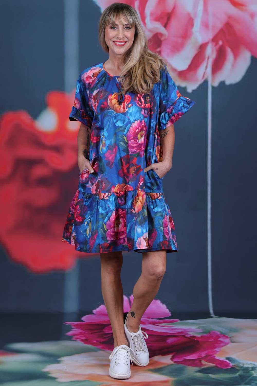 Maisey Dress - Roaring Bloom