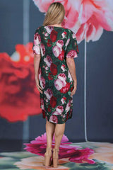 Pleat Me Dress - Garden Amour