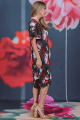 Pleat Me Dress - Garden Amour