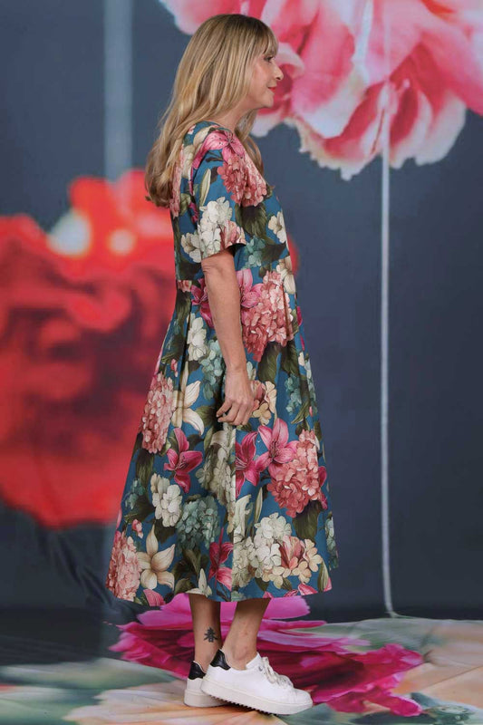 Violet Rose Dress - Floral Rhythm