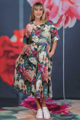Violet Rose Dress - Floral Rhythm