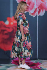 Violet Rose Dress - Floral Rhythm