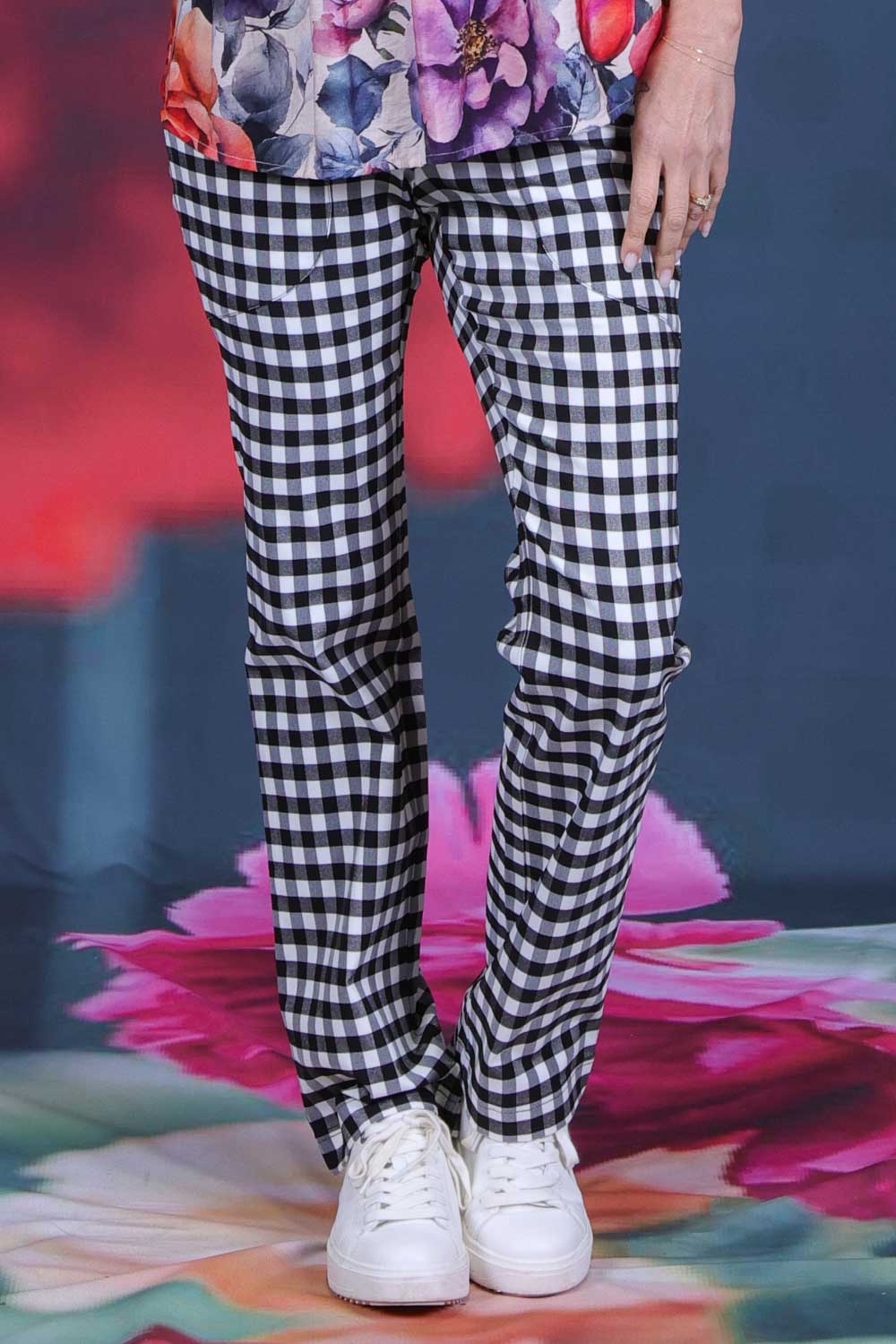 Vita Kaye Pants - Black Check