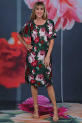 Pleat Me Dress - Garden Amour