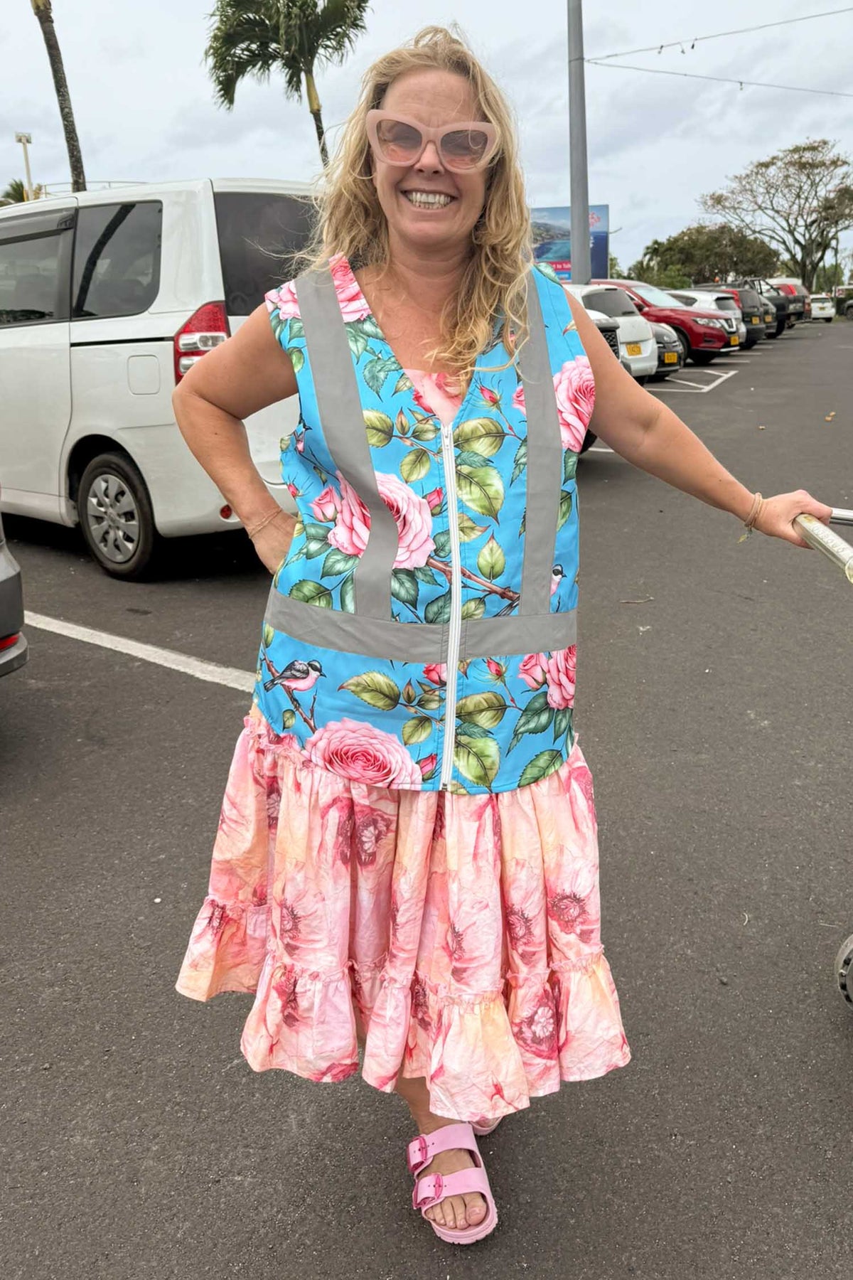 IMPERFECT Florence Hi-Vis Vest - Beautiful Blue