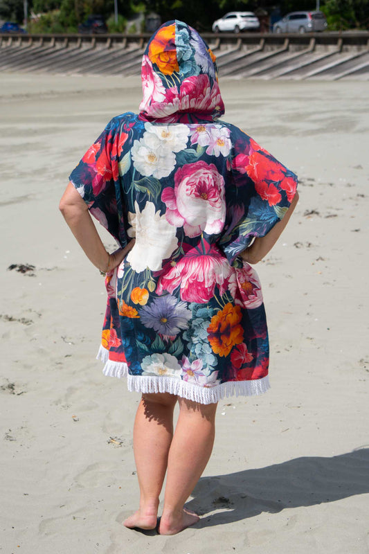 AS Hooded Towel Poncho - Midnight Waltz