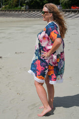 AS Hooded Towel Poncho - Midnight Waltz