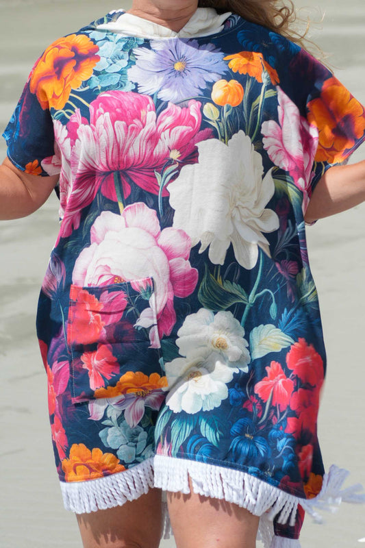 AS Hooded Towel Poncho - Midnight Waltz