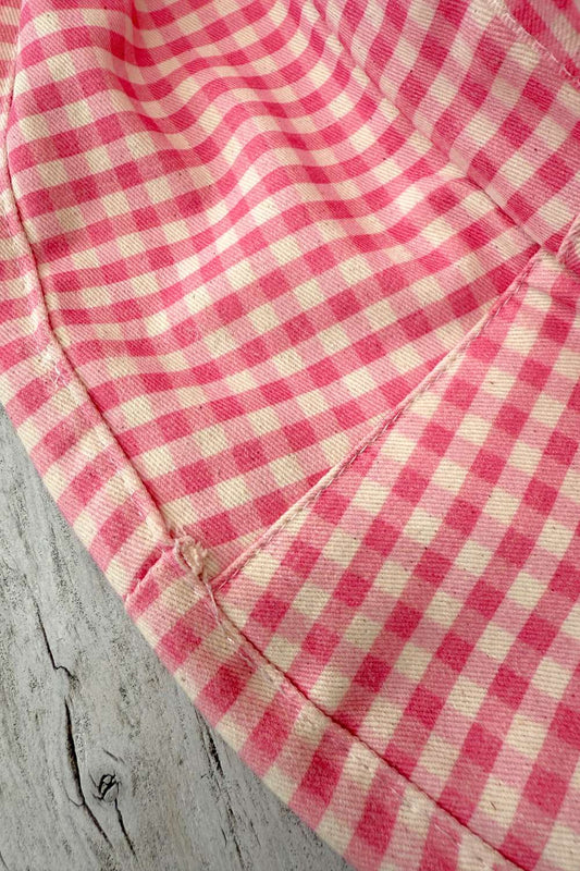 Izzy Bucket Hat - Pink Gingham | IMPERFECT