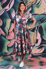 Indie Dress Midnight Floral Waltz – women’s 100% cotton dress