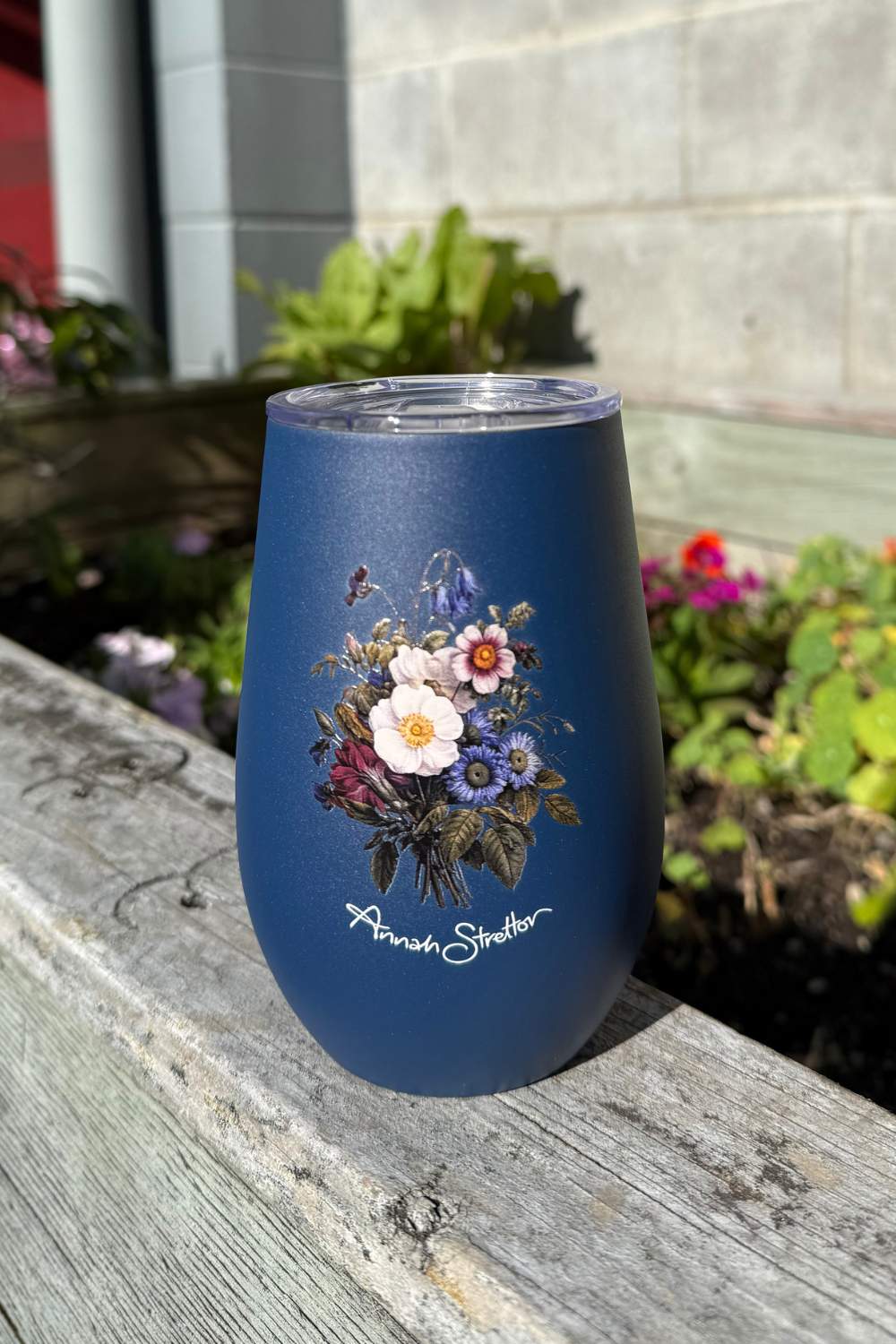 Insulated Travel Mug - Bluebell Meadow