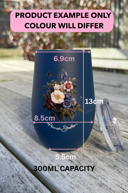 Insulated Travel Mug - Pink Flower Bomb | PRE ORDER LATE NOV