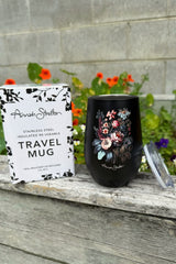 Insulated Travel Mug - Painted Blue