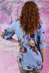 Iris Top - Periwinkle Array | SALE