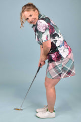 Nelly Skort - Pink Plaid