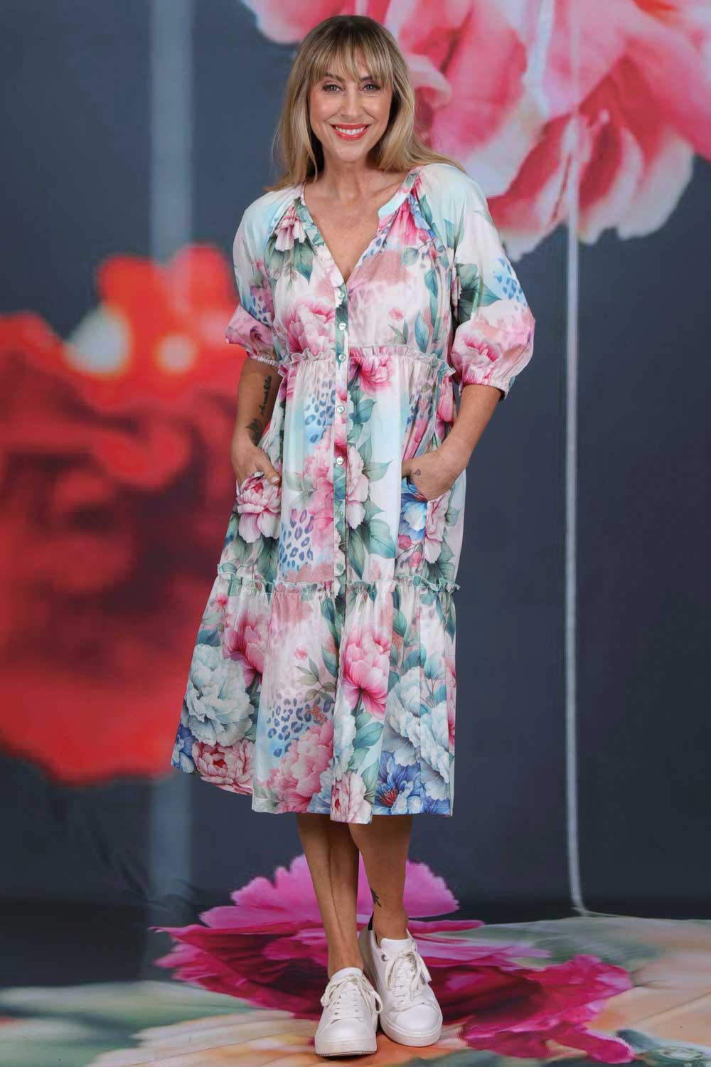 Jasmine Bambi Dress - Wild Essence