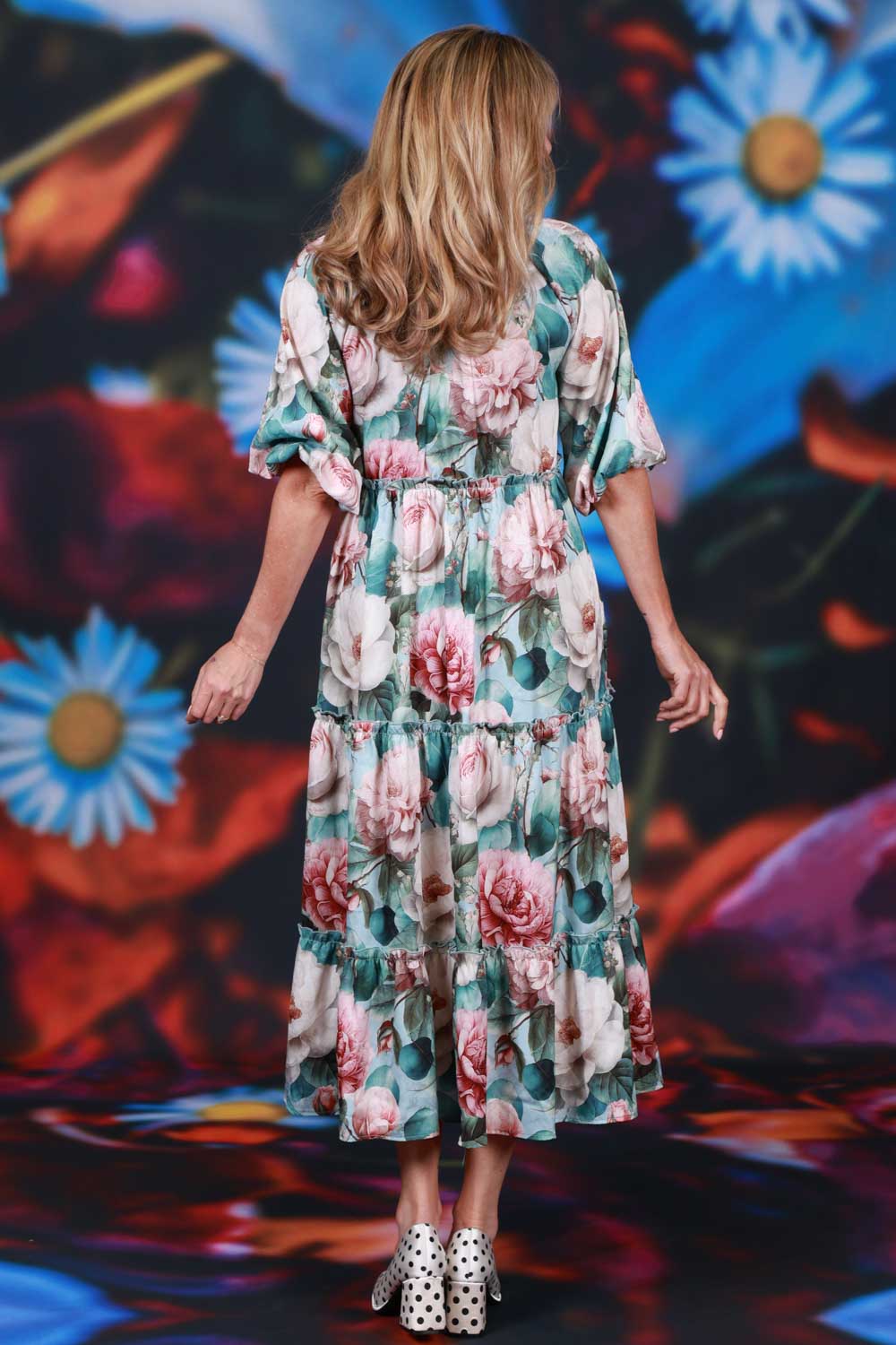 Jasmine Grace Dress Sky Charm Annah Stretton Back
