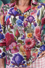 Joyful World Shirt - Floral Overload