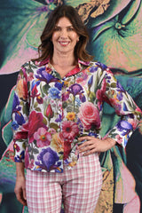 Joyful World Shirt - Floral Overload