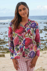 Joyful World Shirt - Floral Overload