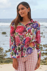 Joyful World Shirt - Floral Overload